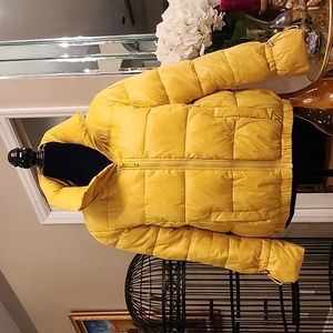 Loft puffer yellow coat 💛